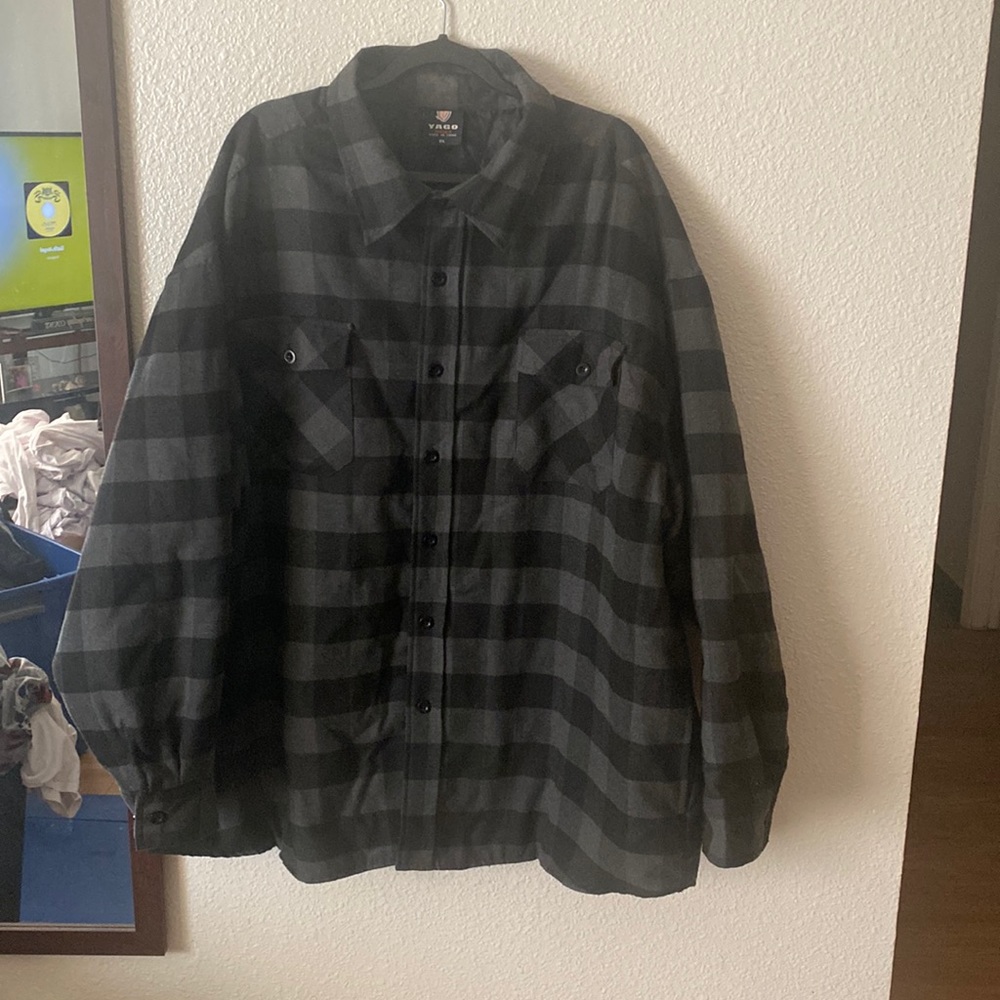 Long Sleeve Flannel 5XL YAGO